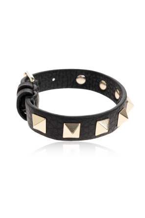 Valentino Garavani Leather bracelet with studs | Women's | Vitkac